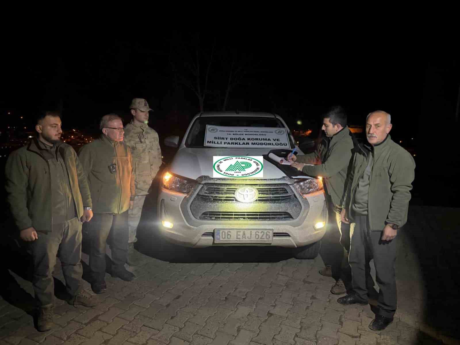 Siirt’te kaçak avcılığa 30 bin lira ceza