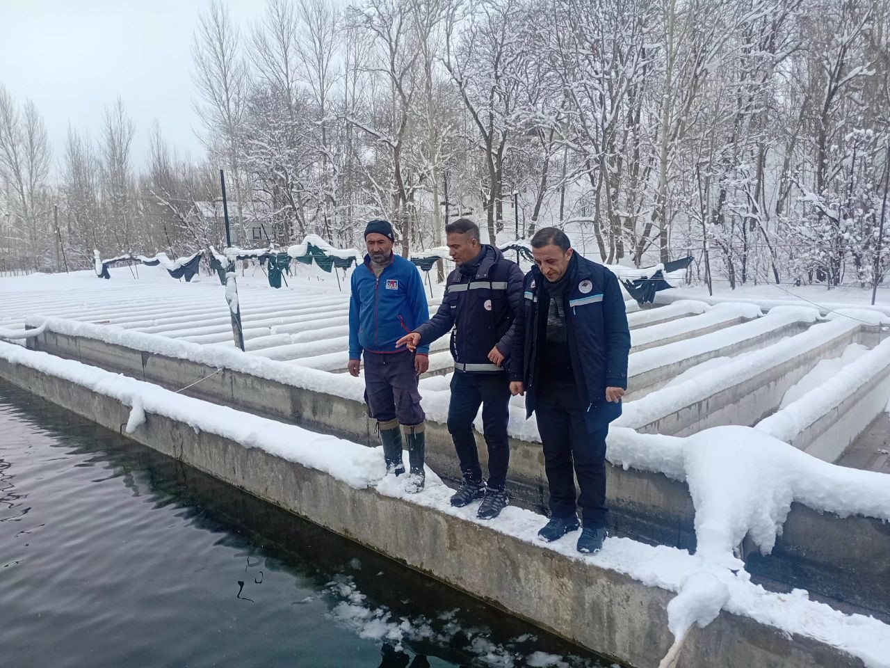 Van’da zorlu kış şartlarında alabalık üretimi mercek altında