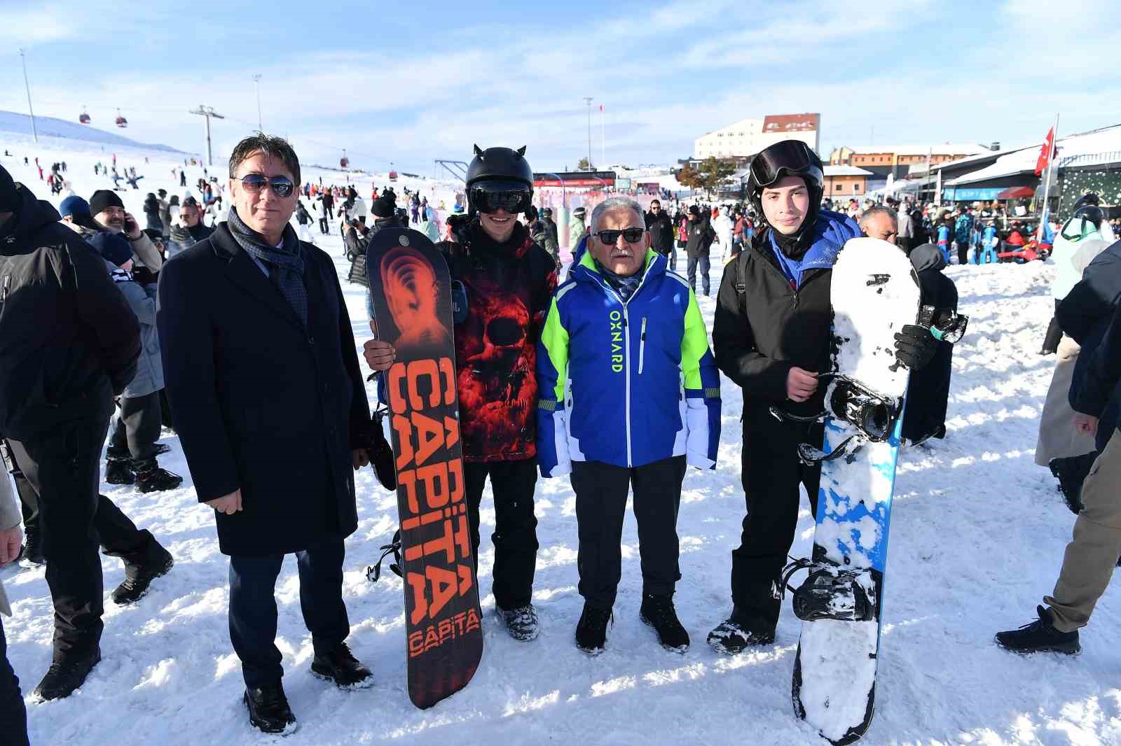 D&uuml;nyanın d&ouml;rt bir yanından gelen misafirlerden Erciyes&rsquo;e &ouml;vg&uuml;
