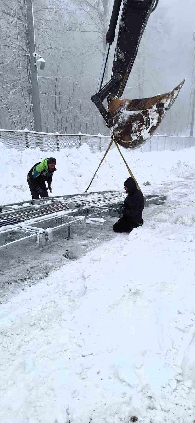 Kuzuyayla Kızak Pisti&rsquo;ne y&uuml;r&uuml;yen bant geliyor
