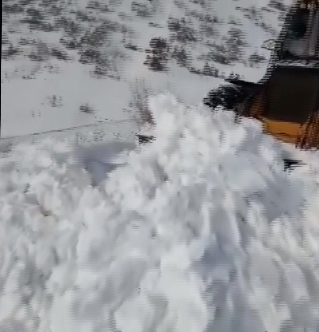 Şehit kızının mutluluğuna kar engel olamadı
