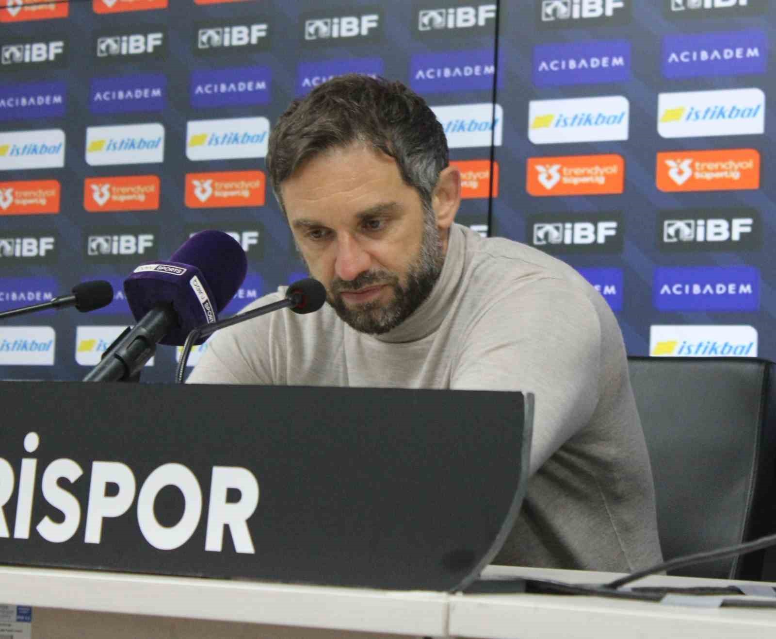 Radomir Djalovic: "Bugünkü mağlubiyetten sonra bir hayal kırıklığı yaşıyorum"