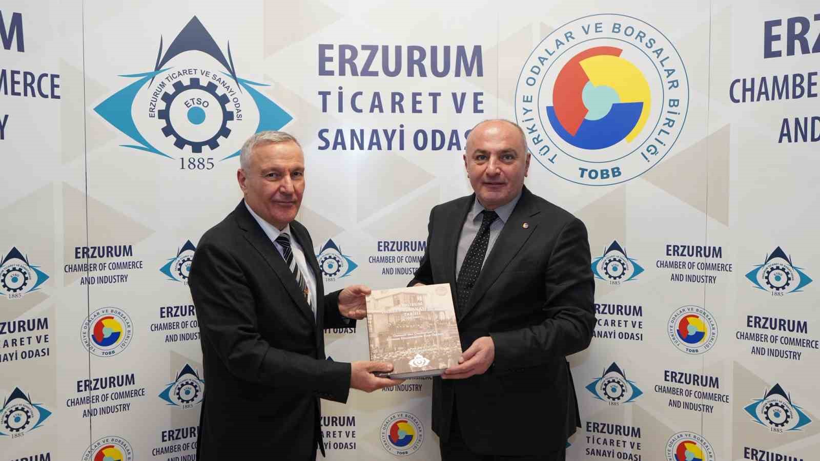 TSKGV temsilcisi Avcı, ETSO Başkanı &Ouml;zakalın&rsquo;ı ziyaret etti
