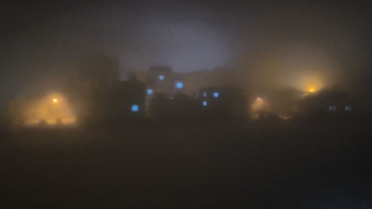 Gercüş’te sis etkili oldu