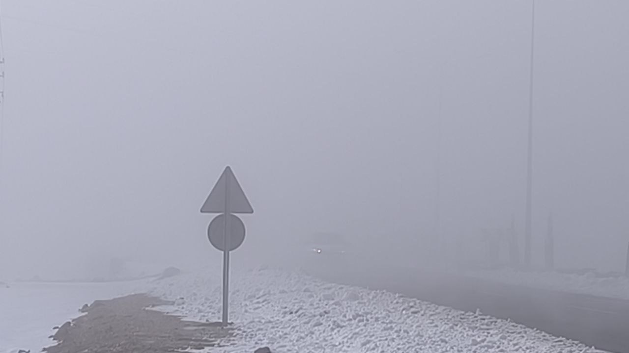 Gerc&uuml;ş&rsquo;te sis etkili oldu
