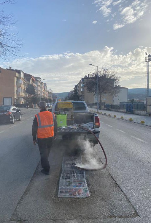 Bilecik’te haşerelere karşı kışlık mücadele