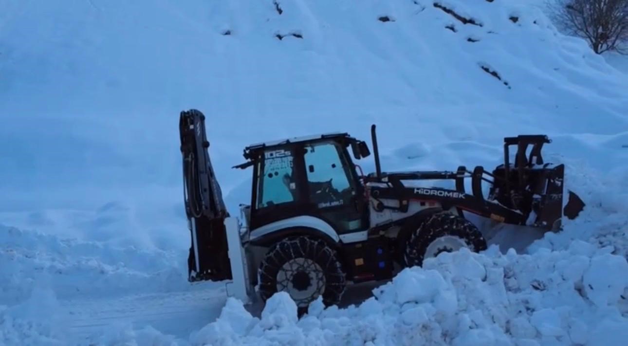 Şırnak’ta karla mücadele çalışmaları aralıksız sürüyor