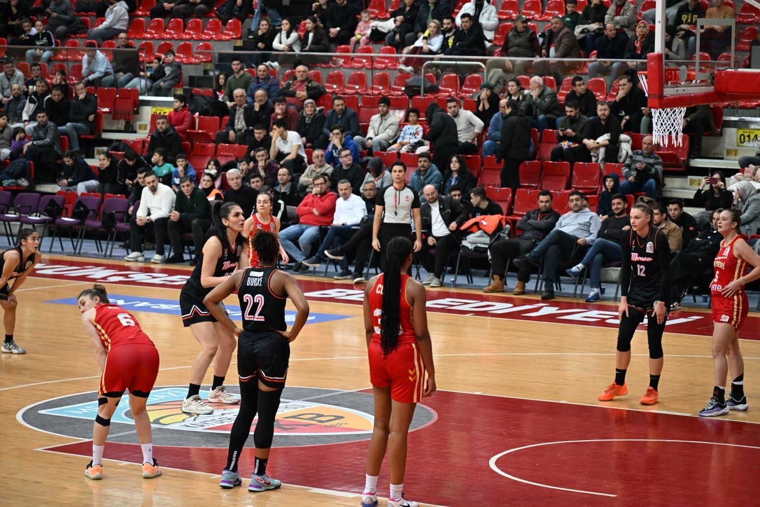 TKBL: Melikgazi Basket: 68 - &Ccedil;BK Mersin: 98
