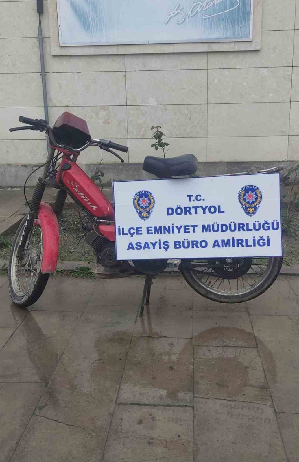 Dörtyol’da motosiklet hırsızlığı: 1 kişi tutuklandı
