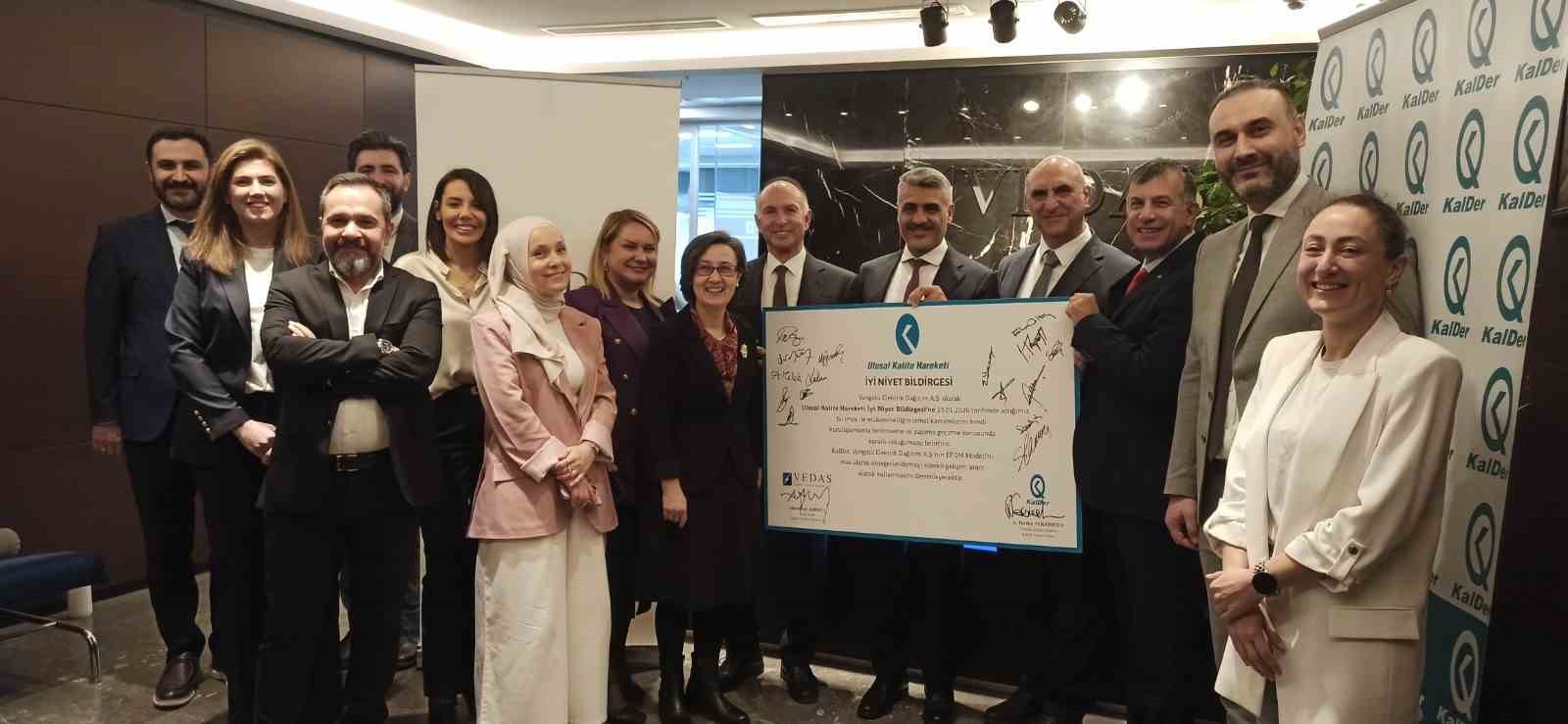 VEDAŞ ile Türkiye Kalite Derneği arasında ‘İyi Niyet Bildirgesi’ imzalandı