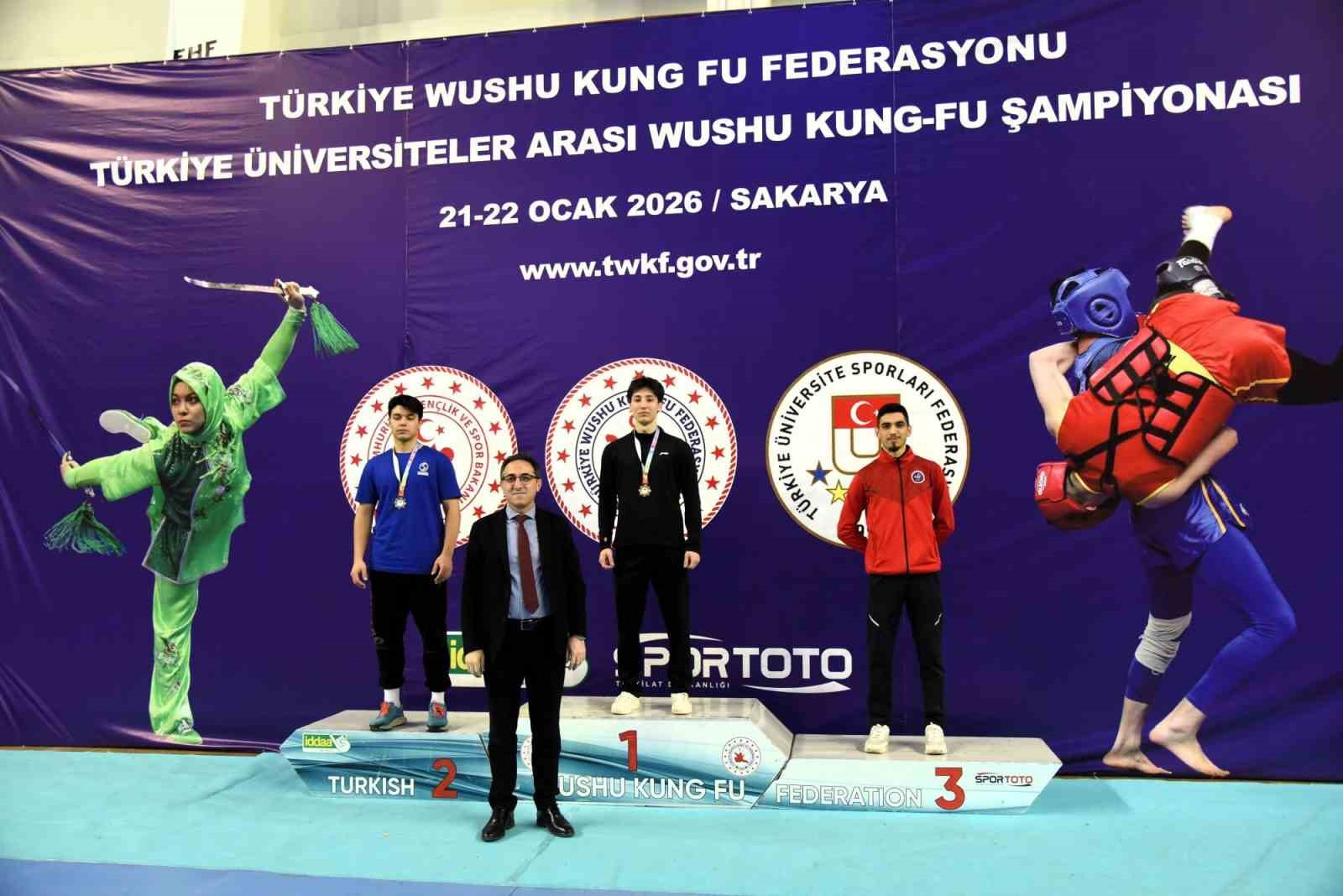 SUBÜ Wushu’da Türkiye şampiyonu oldu