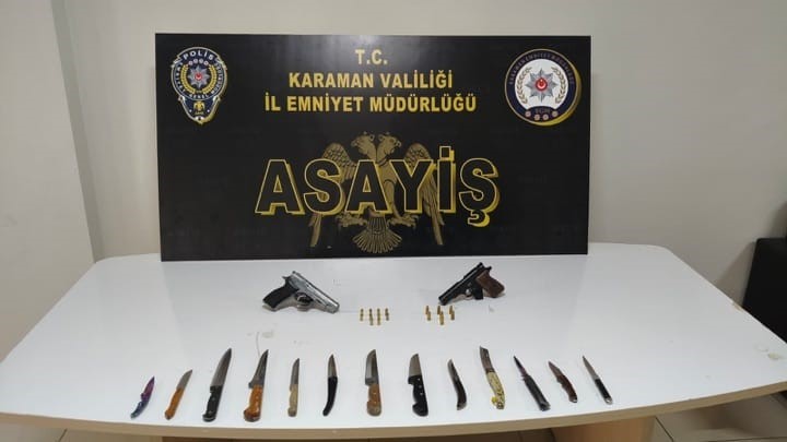 Karaman&rsquo;da aranan 9 kişi tutuklandı
