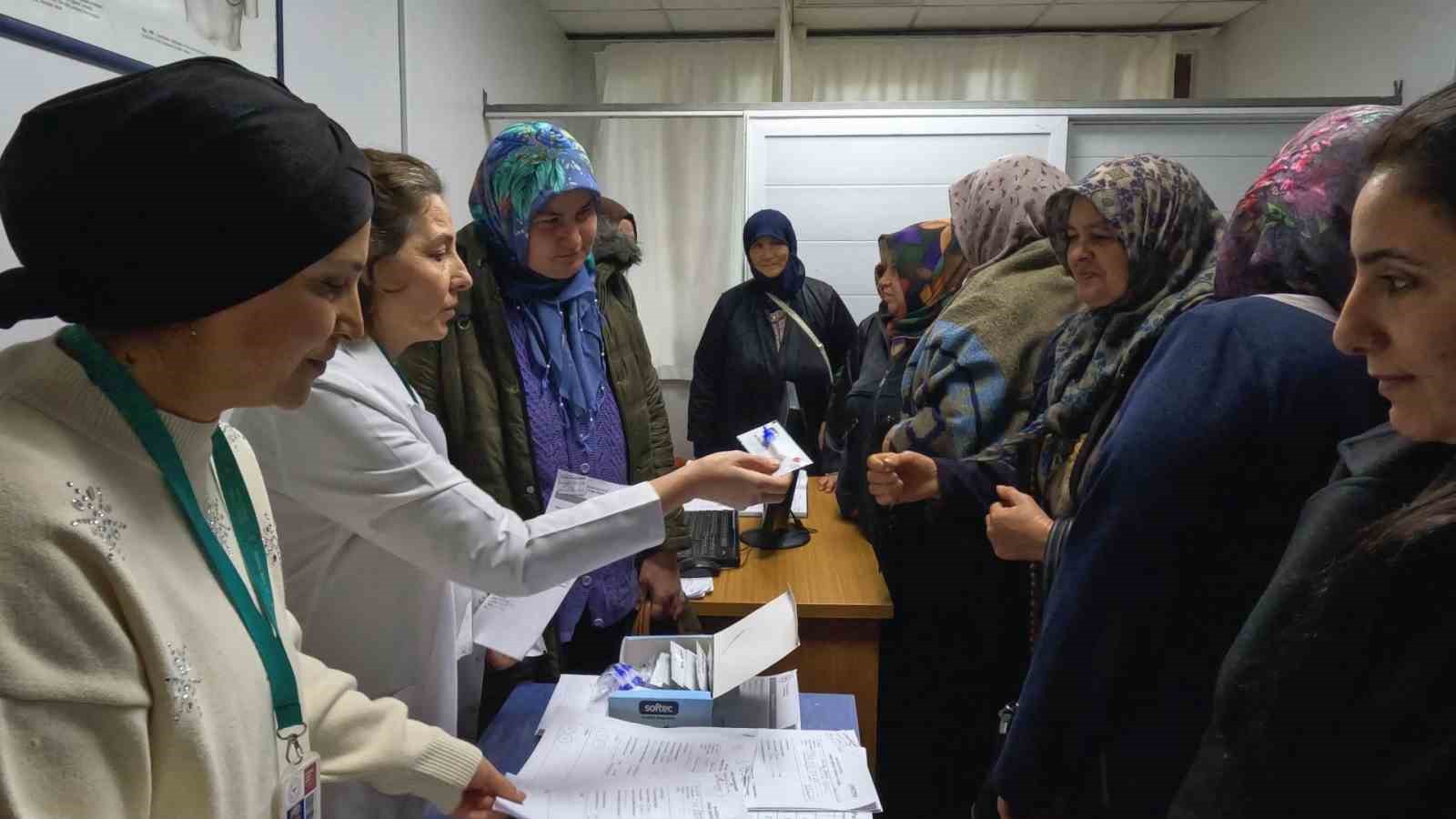 Balıkesir’de kadınlara yerinde sağlık hizmeti