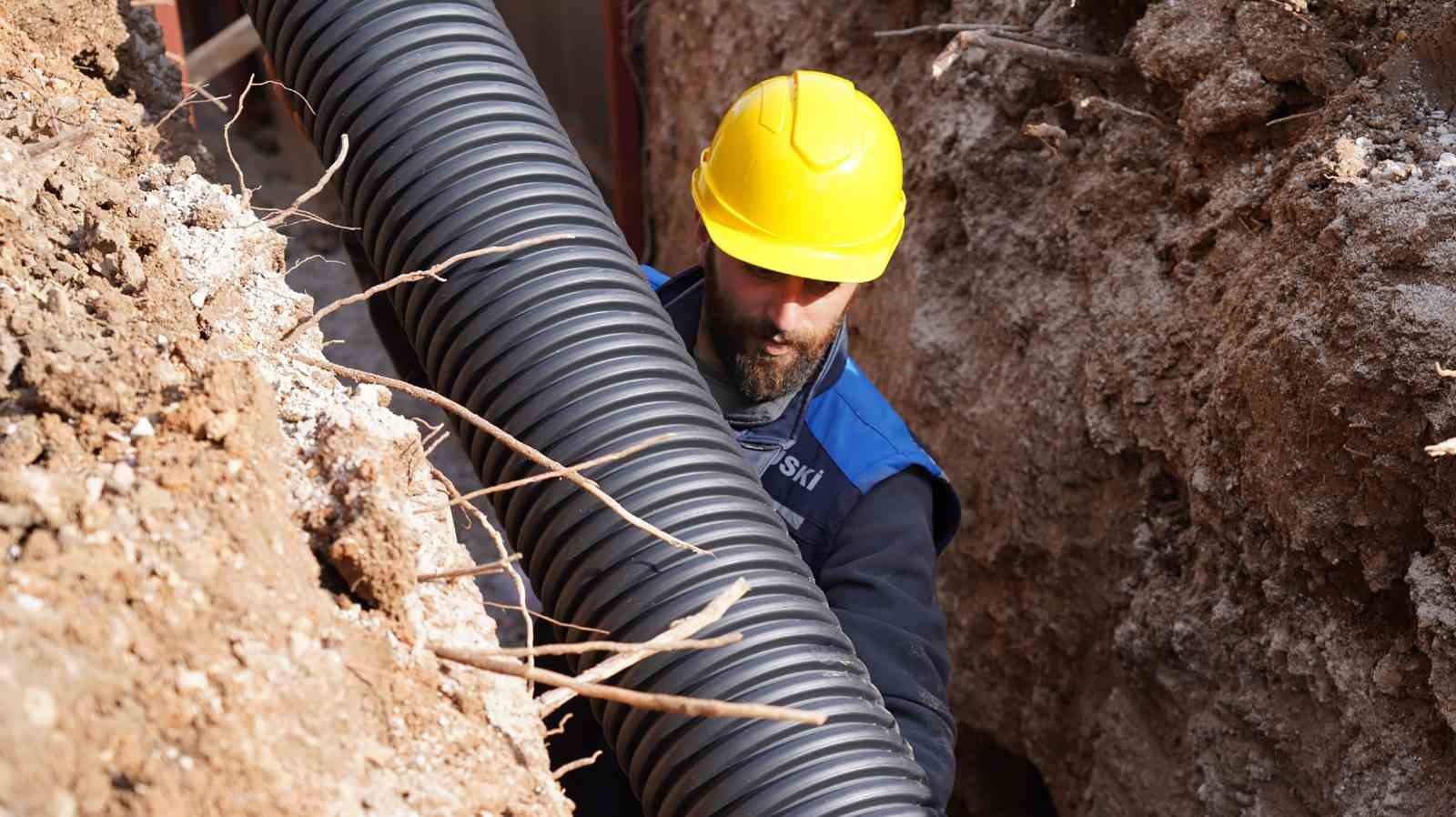 Dat&ccedil;a İskele Mahallesi &Ccedil;omarlık&rsquo;ta kanalizasyon sorunu sona eriyor
