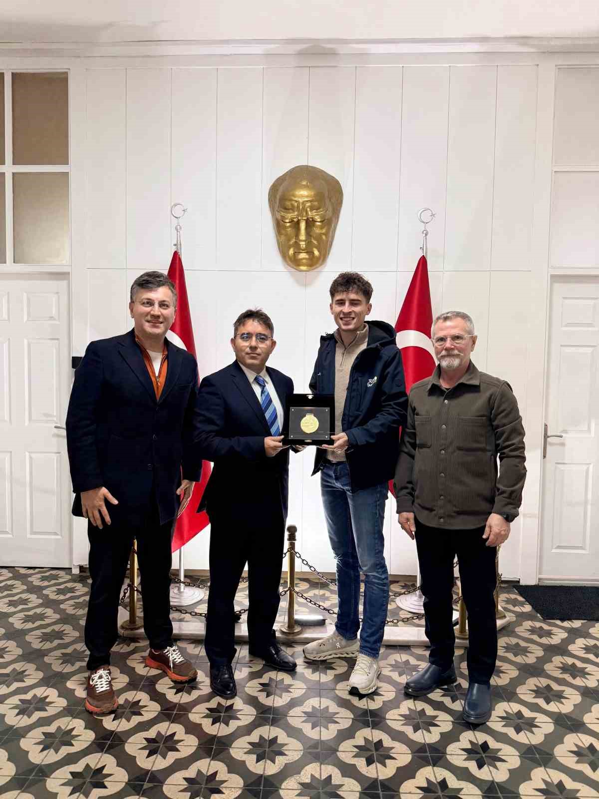 Kaymakam Kaya, bisiklet organizasyonu hakkında bilgi aldı