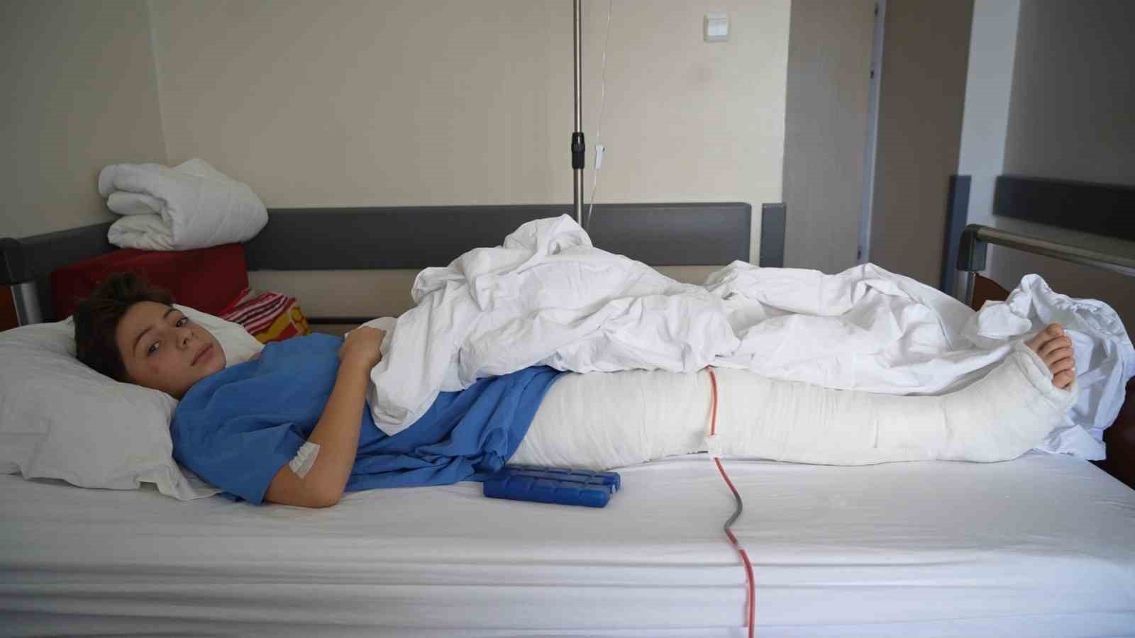 Minik Aytuna’nın kayak keyfi kabusa döndü: Pistte çarpıp kaçtılar, kalçası kırıldı