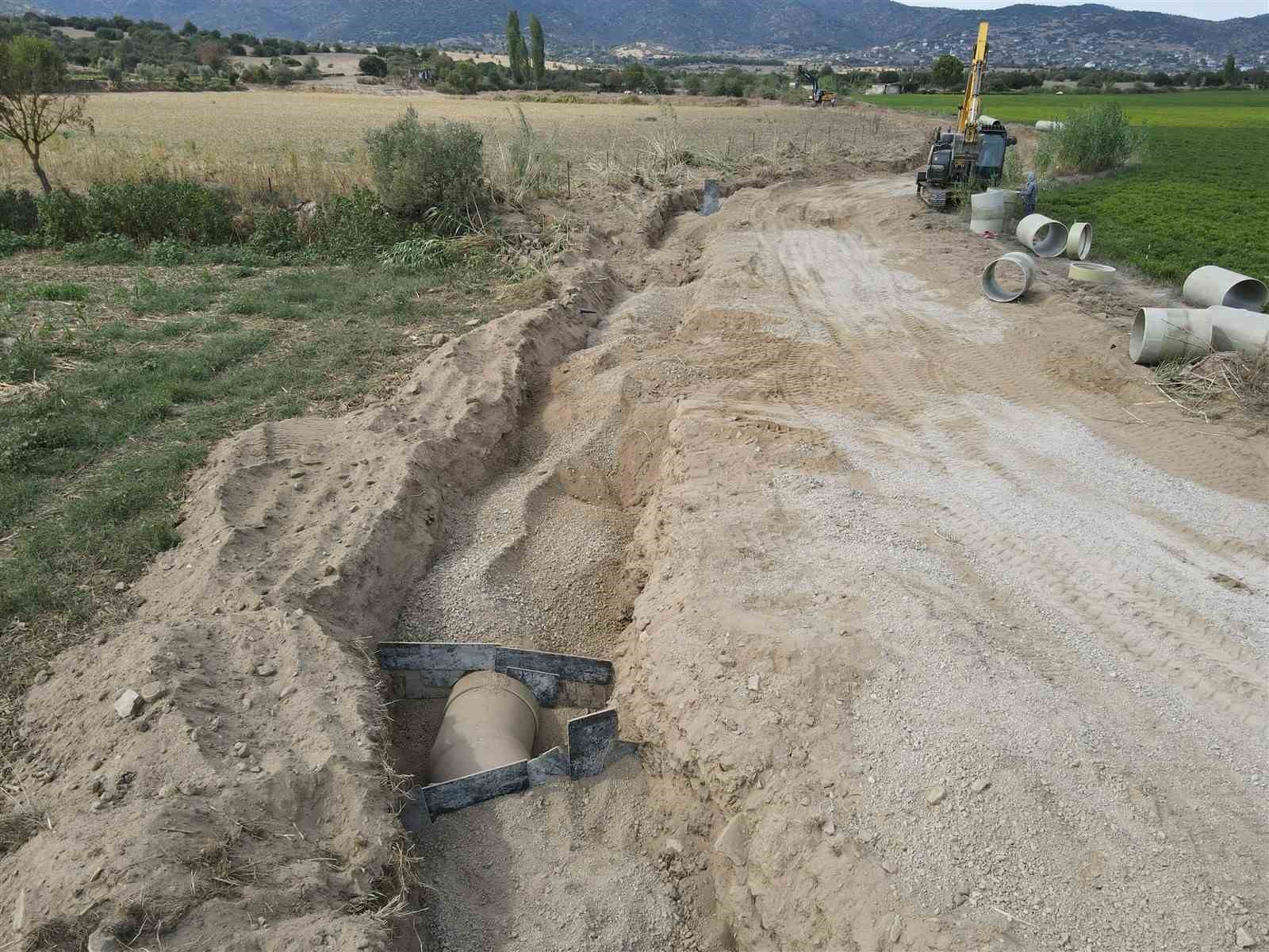 Çine Sulaması inşaatında çalışmalar sürüyor