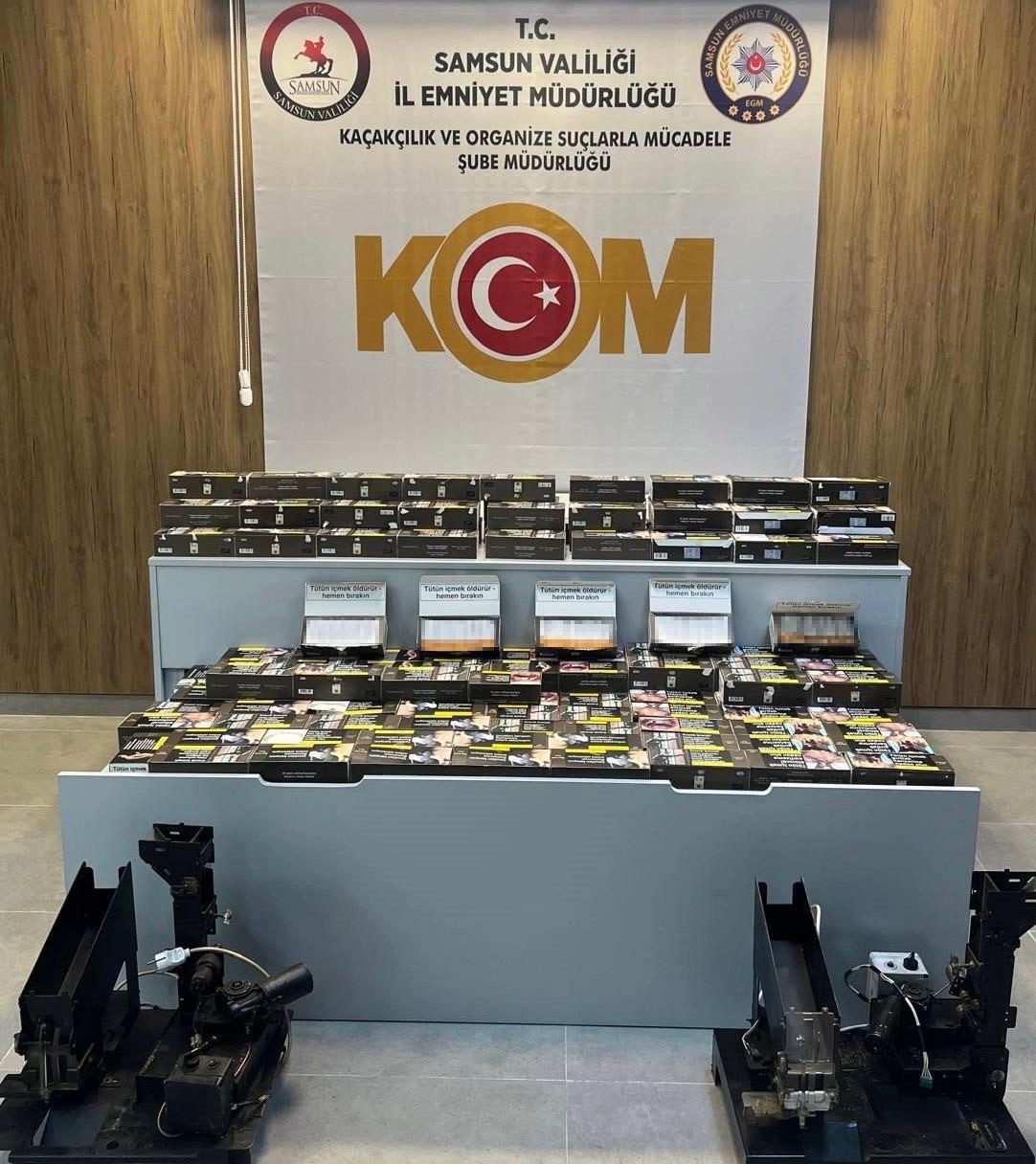 T&uuml;t&uuml;n operasyonunda 29 bin makaron ele ge&ccedil;irildi
