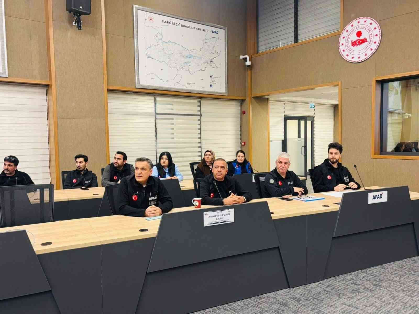 Elazığ’da çığ riskine yönelik değerlendirme toplantısı