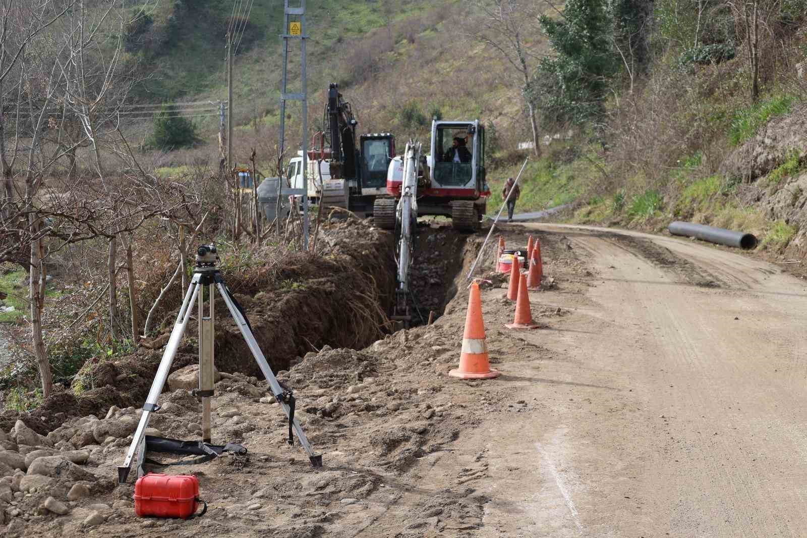 Ordu’da altyapı güçlendirme ve yenileme çalışmaları sürüyor