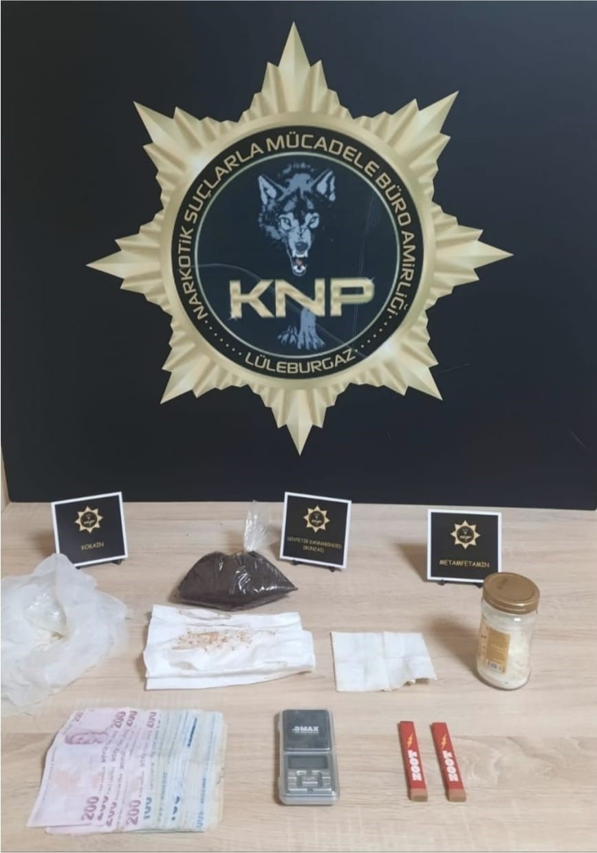 Kırklareli&rsquo;nde uyuşturucu operasyonu: 1 tutuklama
