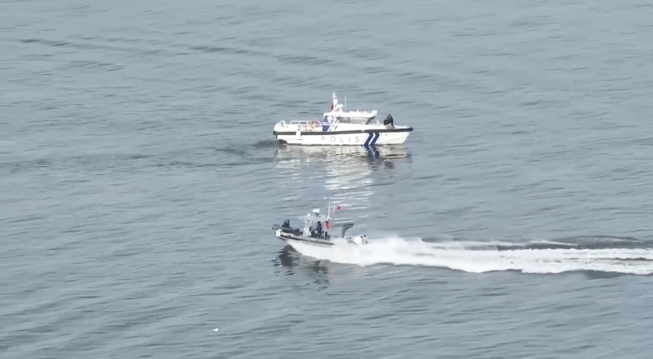 Samsun’da havadan ve denizden kaçak avcılık denetimi