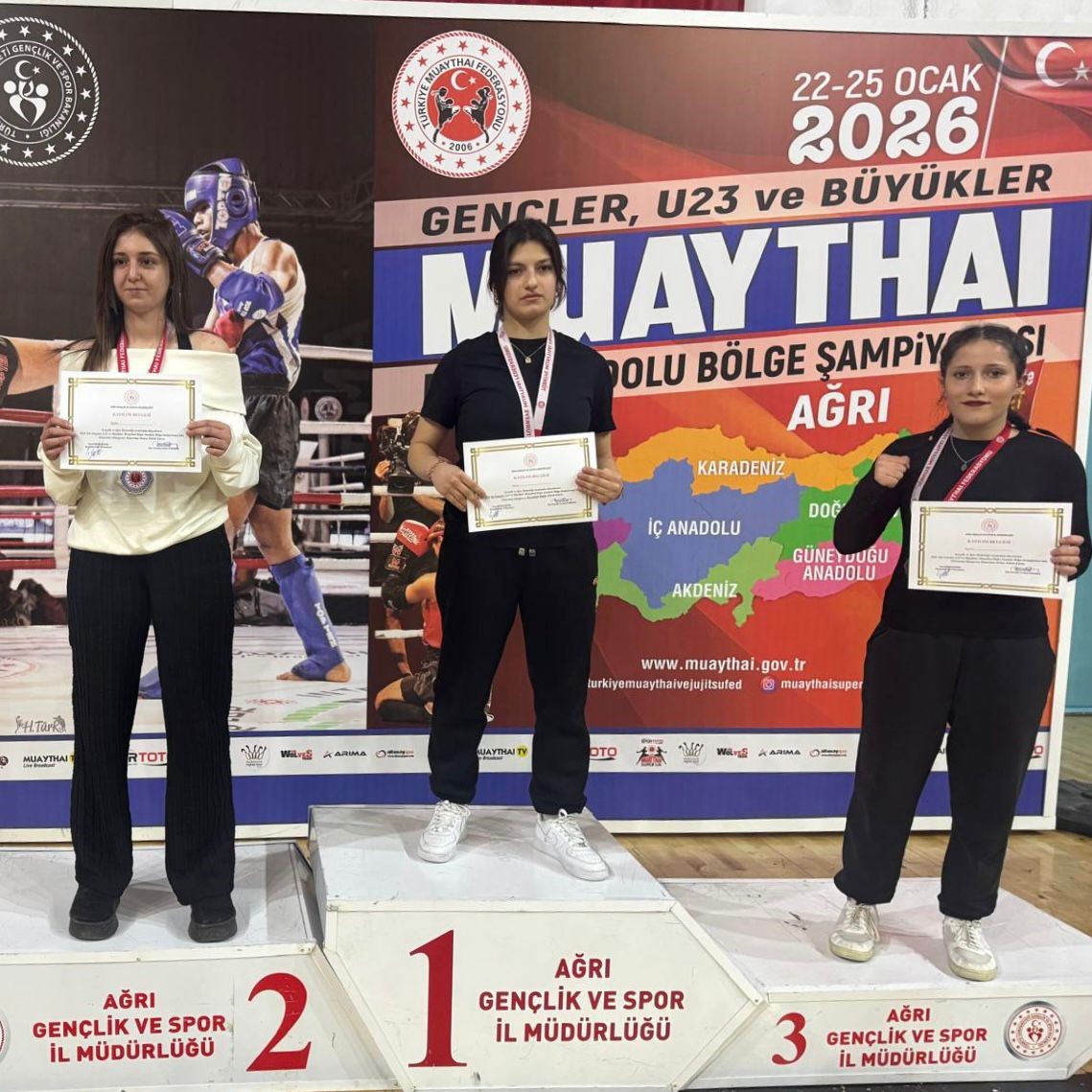 Doğu Anadolu&rsquo;da b&uuml;y&uuml;k başarı: 12 sporcu, 12 madalya
