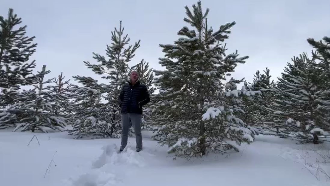 Dondurucu soğuğa aldırış etmeden akarsuya girdi