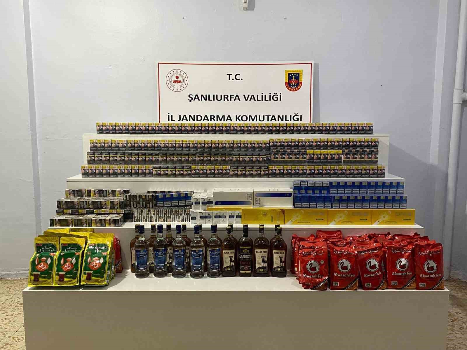 Şanlıurfa’da 6 bin 180 paket gümrük kaçağı sigara ele geçirildi