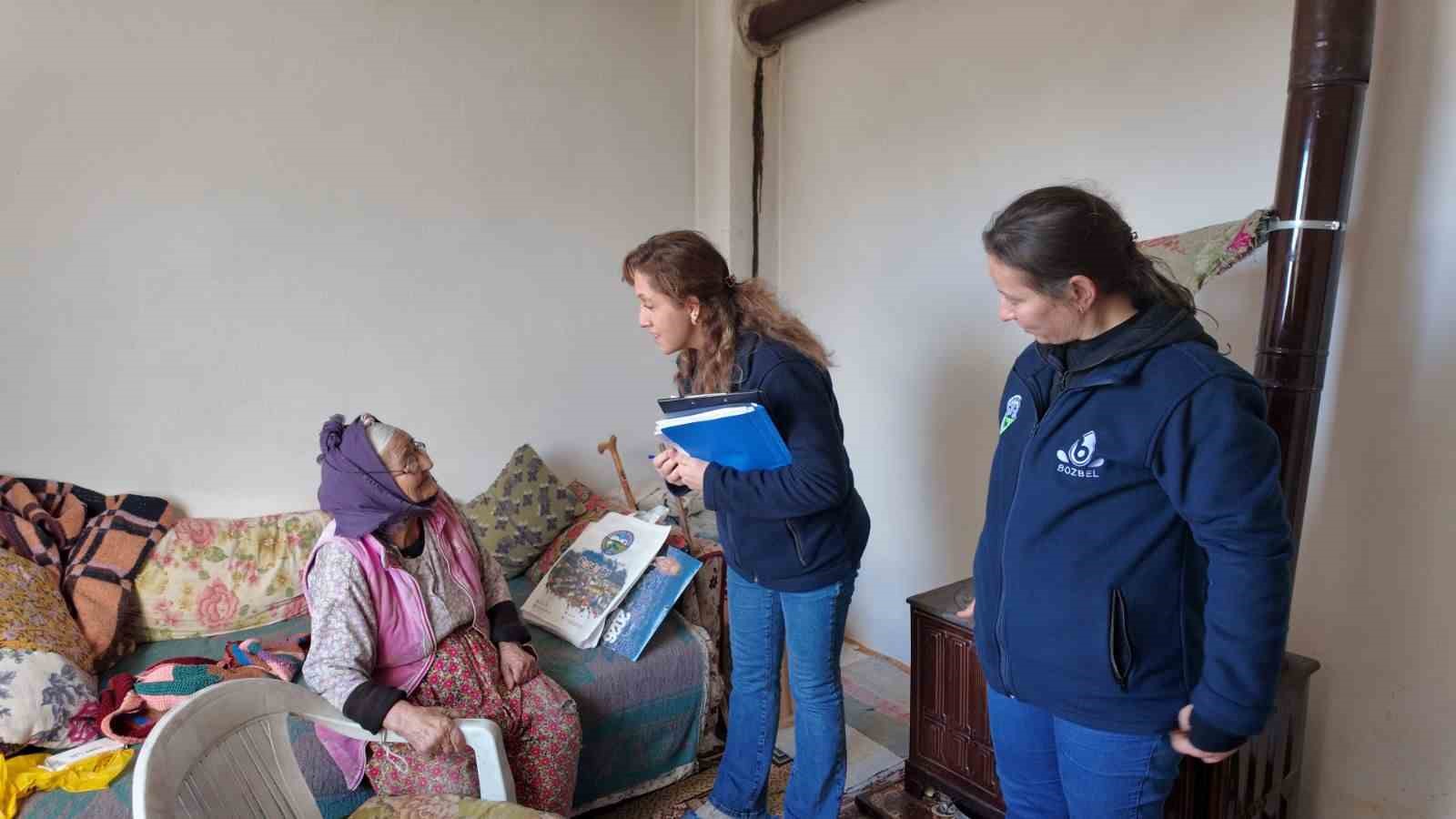 Bozdoğan Belediyesi, bakıma muhtaç vatandaşları yalnız bırakmıyor
