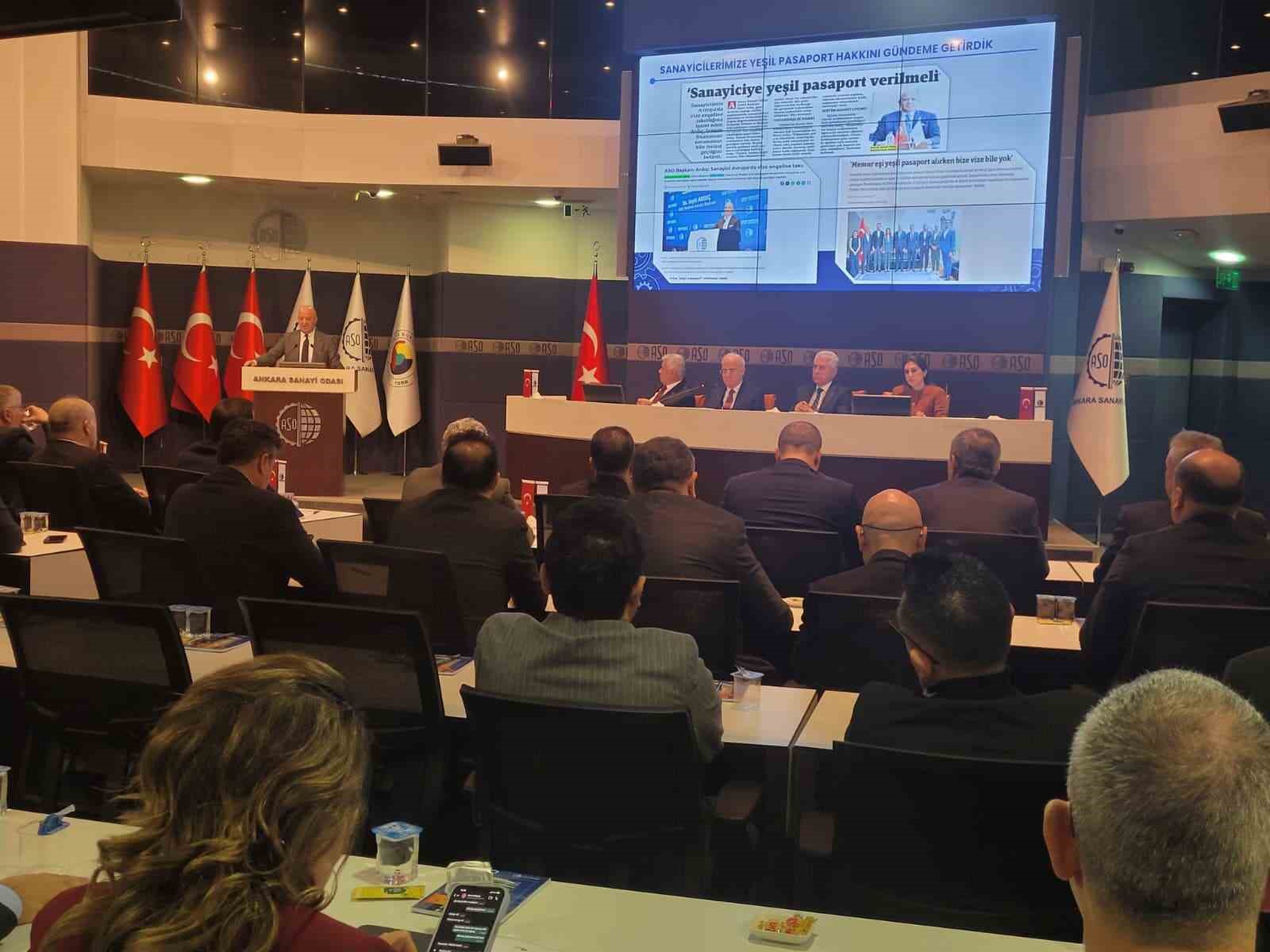 ASO Başkanı Ardıç: "Yeşil pasaportun verilmesi esas alınmalıdır"