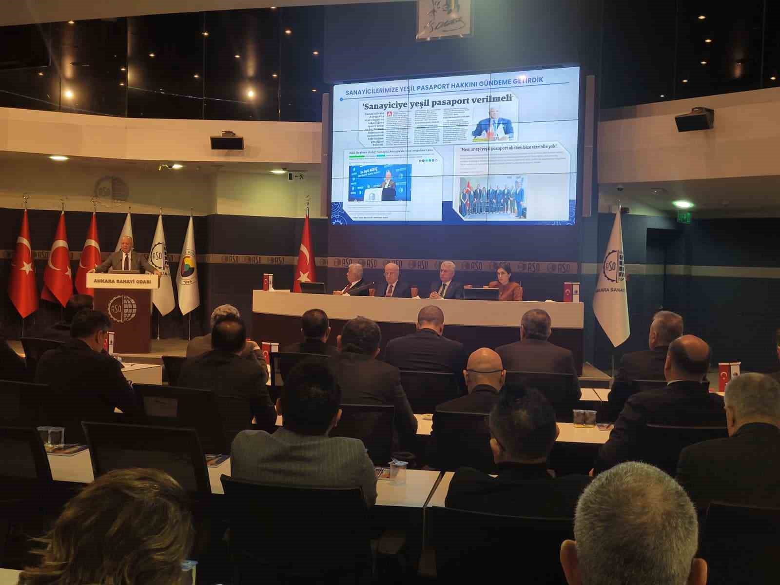 ASO Başkanı Ardı&ccedil;: "Yeşil pasaportun verilmesi esas alınmalıdır"
