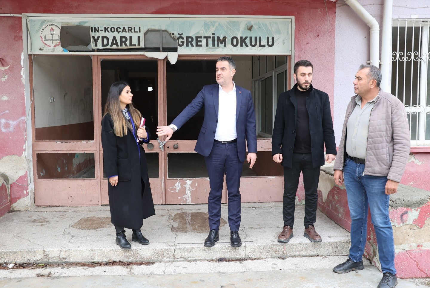 Başkan Arıcı, ’Haydarlı İlkokulu’ için düğmeye bastı