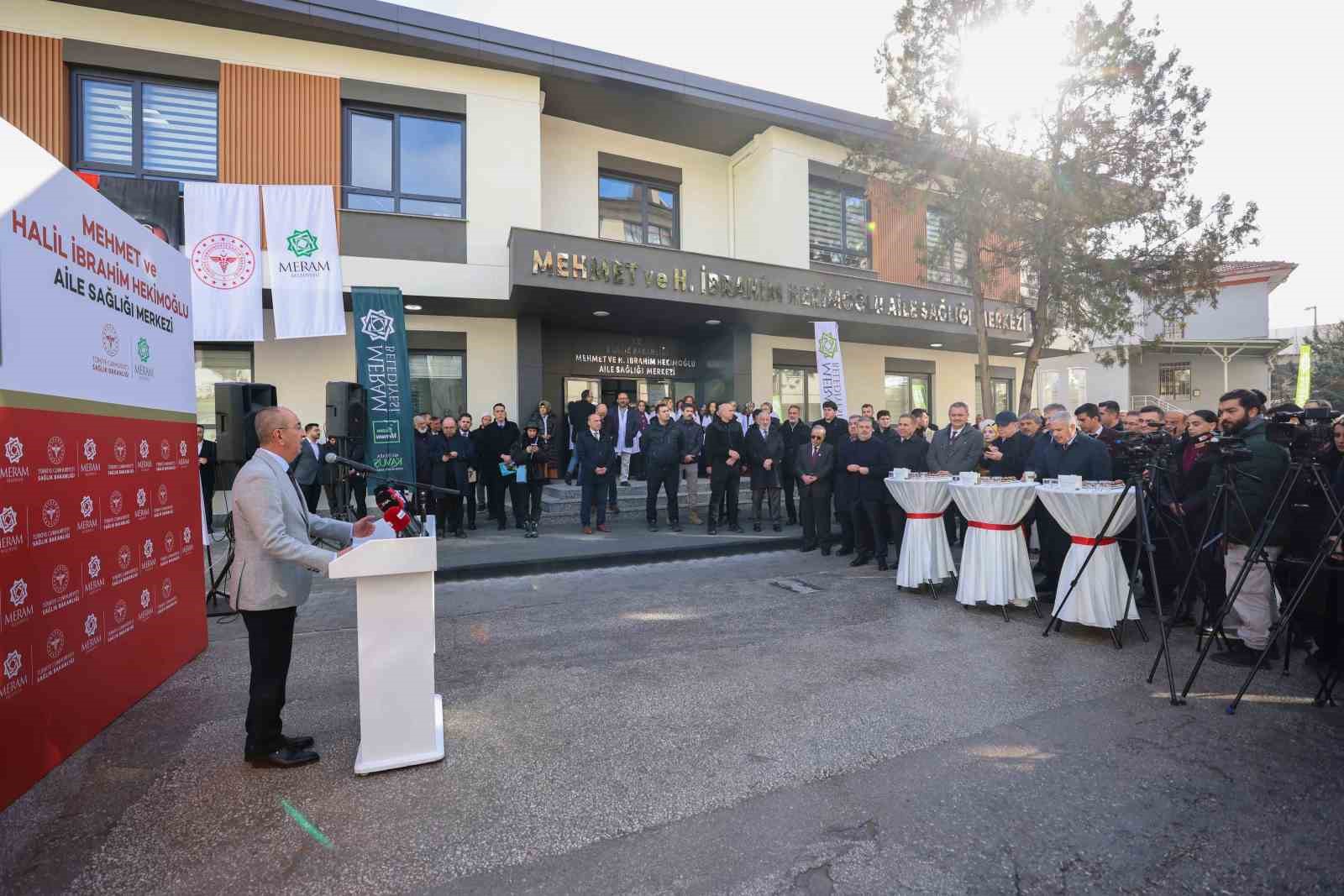 Meram&rsquo;da 21 bin kişiye hizmet verecek sağlık &uuml;ss&uuml; hizmete girdi
