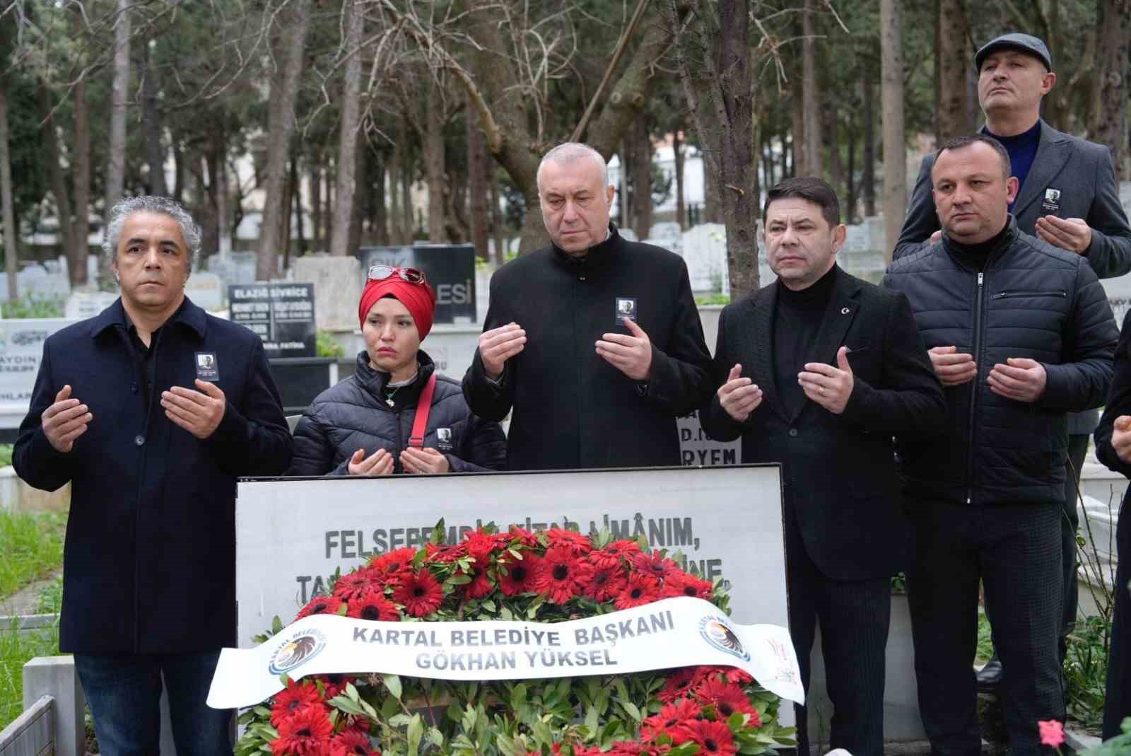 &rsquo;Hakikatin nefesi&rsquo; Neyzen Tevfik, Kartal&rsquo;da dualarla anıldı
