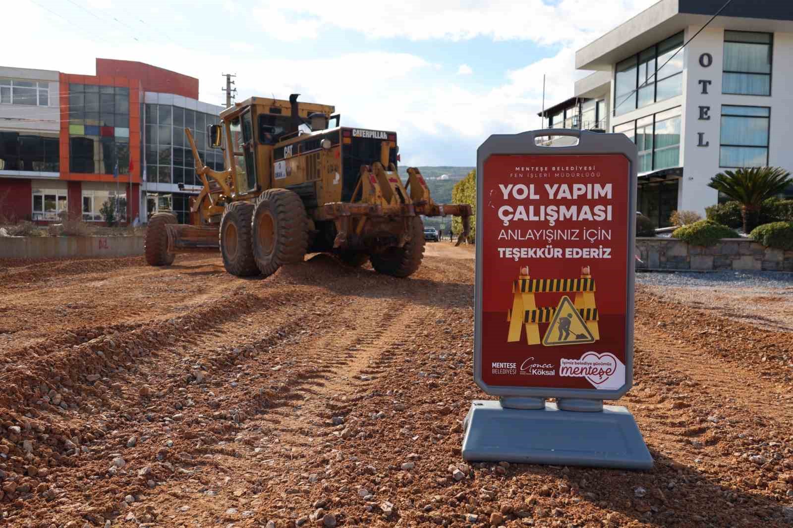 Menteşe Belediyesi&rsquo;nden kolejler b&ouml;lgesinde yoğun mesai
