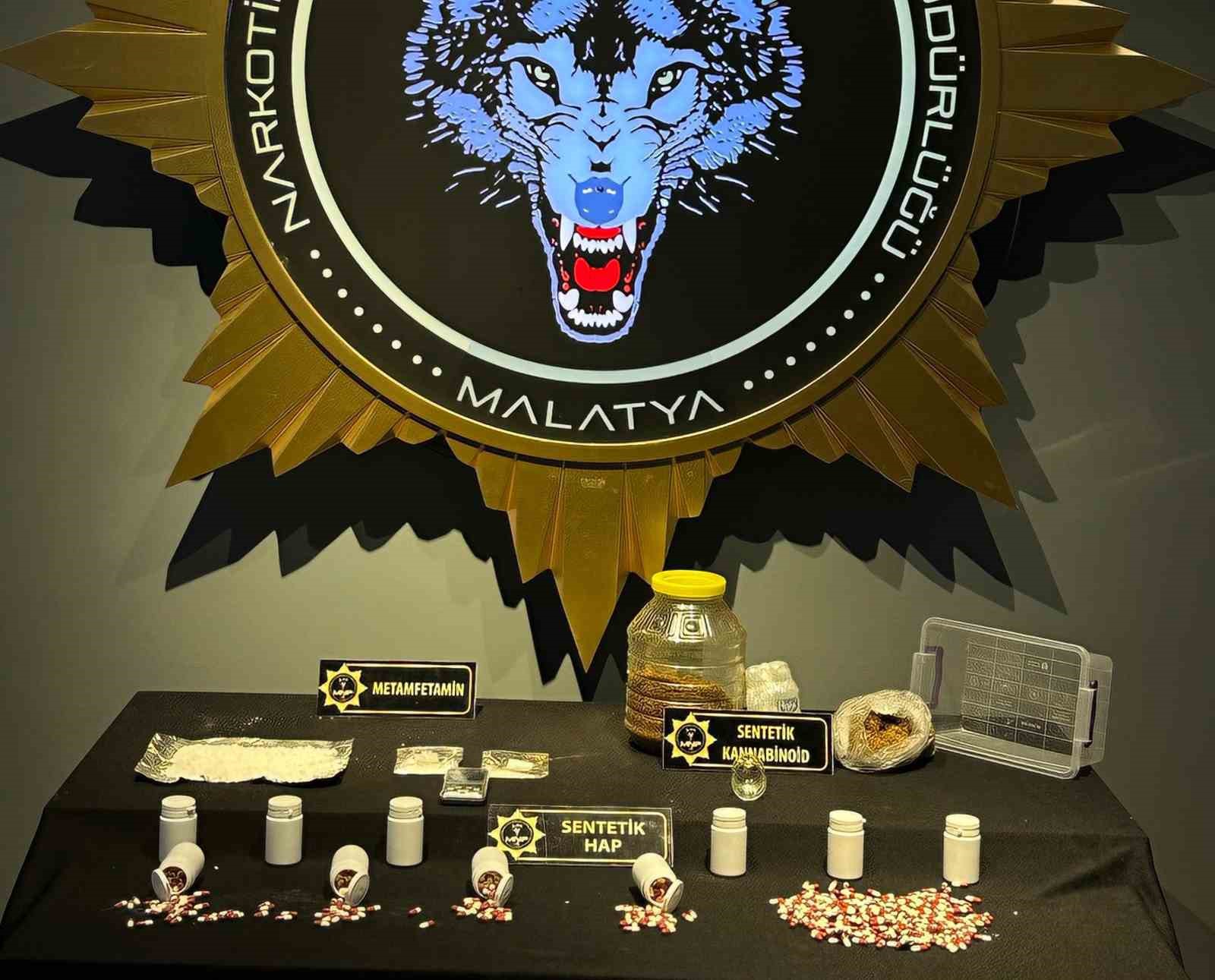 Malatya’da uyuşturucu operasyonu: 13 tutuklama