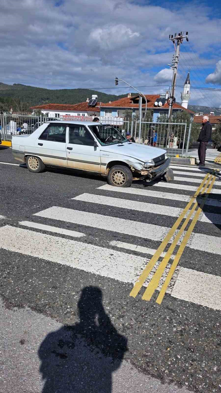 Ula’da trafik kazası: 1 yaralı