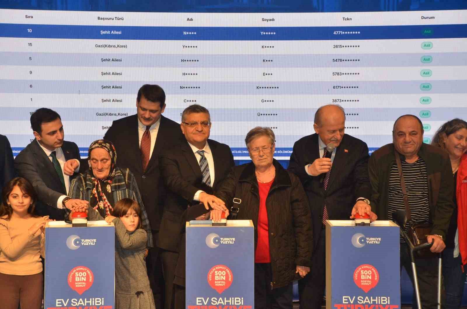 Sinop’ta 947 konutun hak sahipleri belirlendi