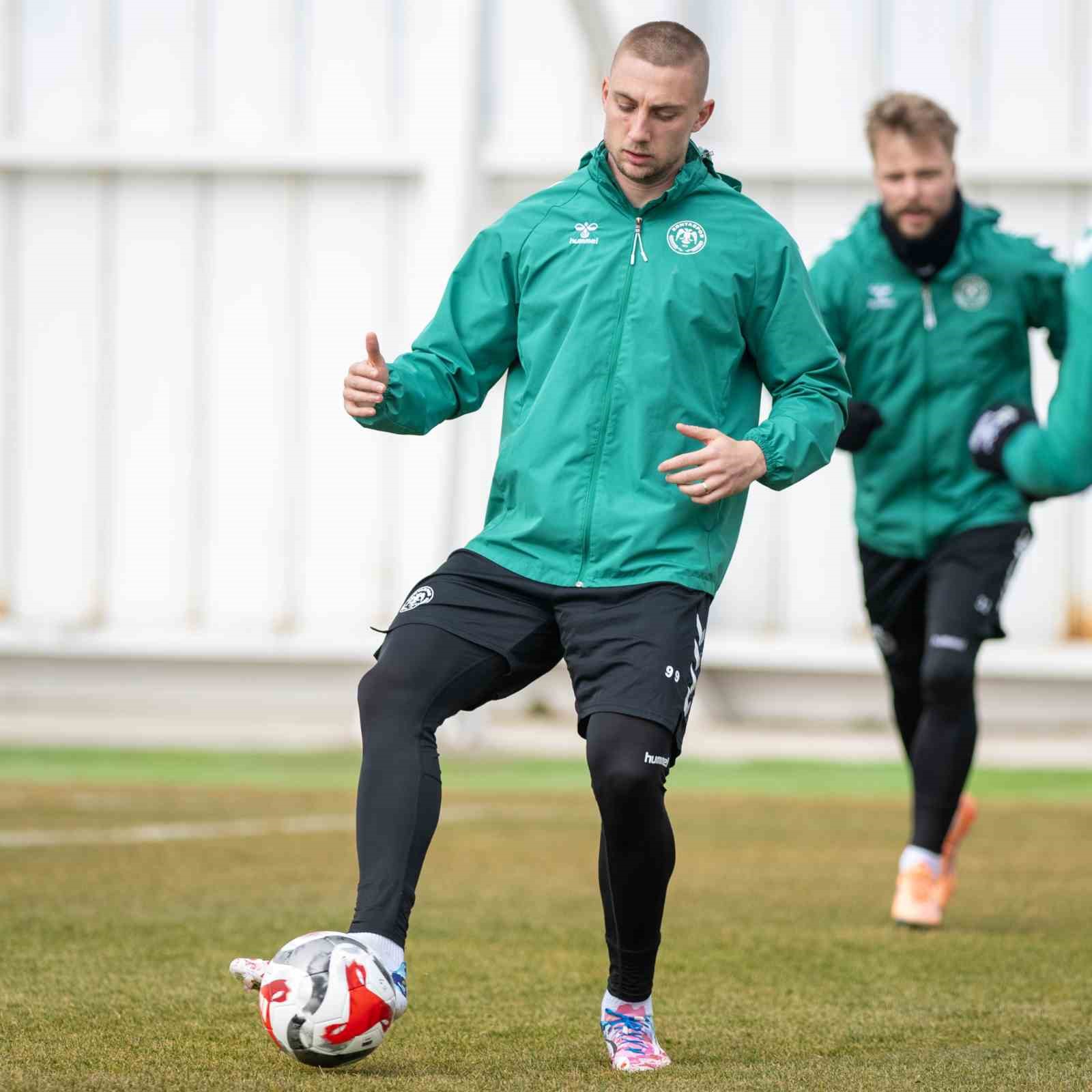 Konyaspor, Beşiktaş maçının hazırlıklarını sürdürüyor
