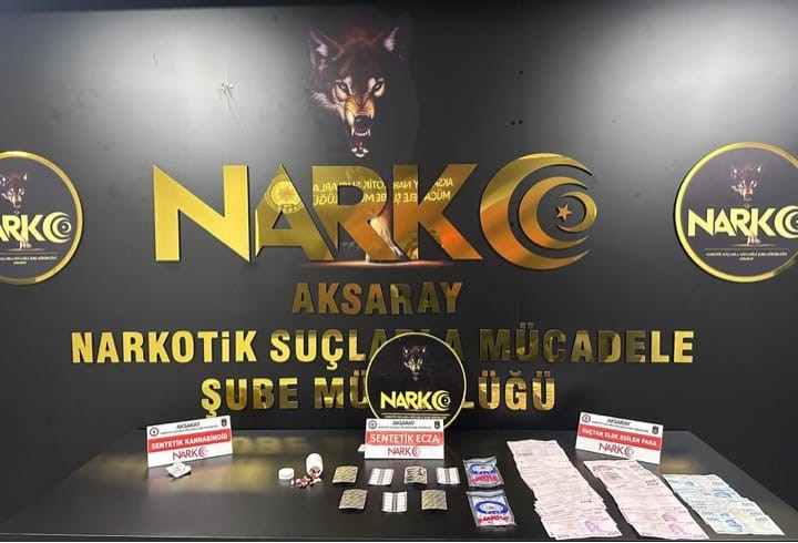 Aksaray NSM&rsquo;den narkotik operasyonu: 8 tutuklama
