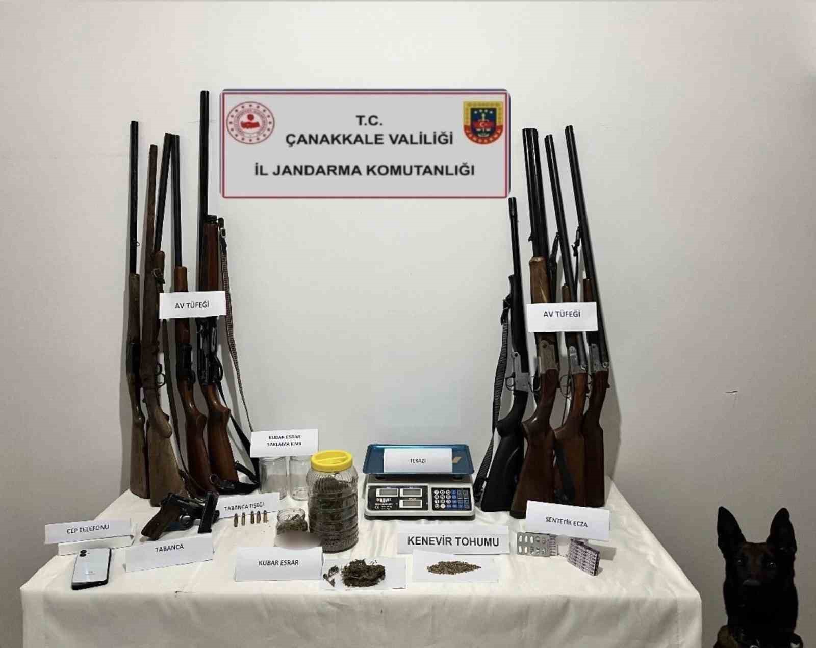 &Ccedil;anakkale&rsquo;de uyuşturucu operasyonu: 28 ş&uuml;pheli yakalandı
