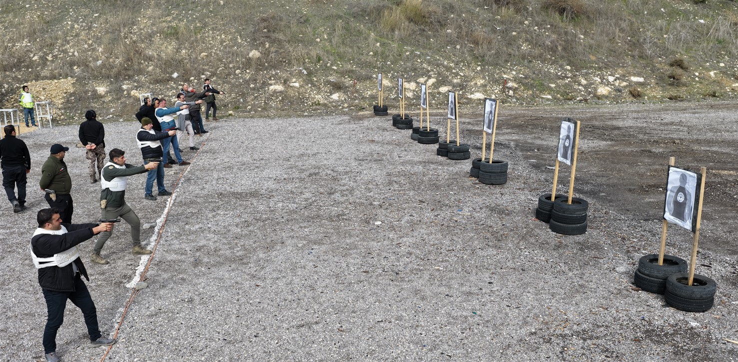 Mersin&rsquo;de orman muhafaza personeline atış eğitimi
