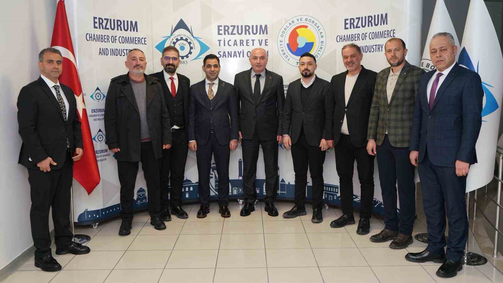 ETSO Başkanı Özakalın, ASKON heyetini ağırladı: Gündem 2. OSB ve Zengezur