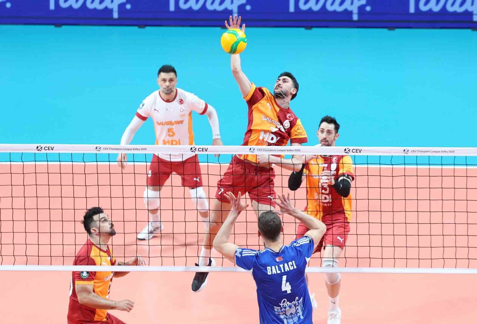 CEV Şampiyonlar Ligi: Galatasaray: 3 - Halkbank: 1