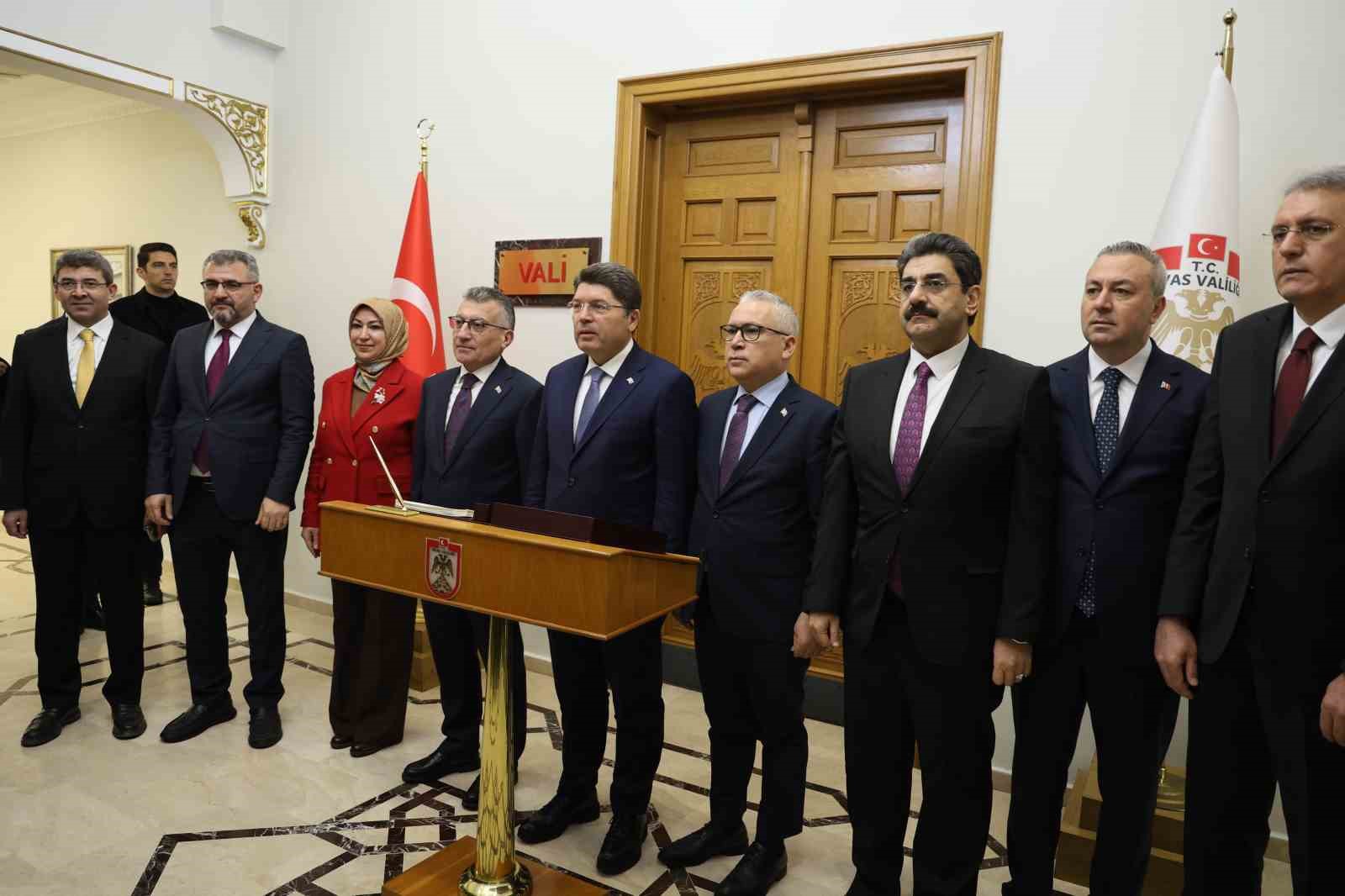 Adalet Bakanı Yılmaz Tunç Sivas’ta