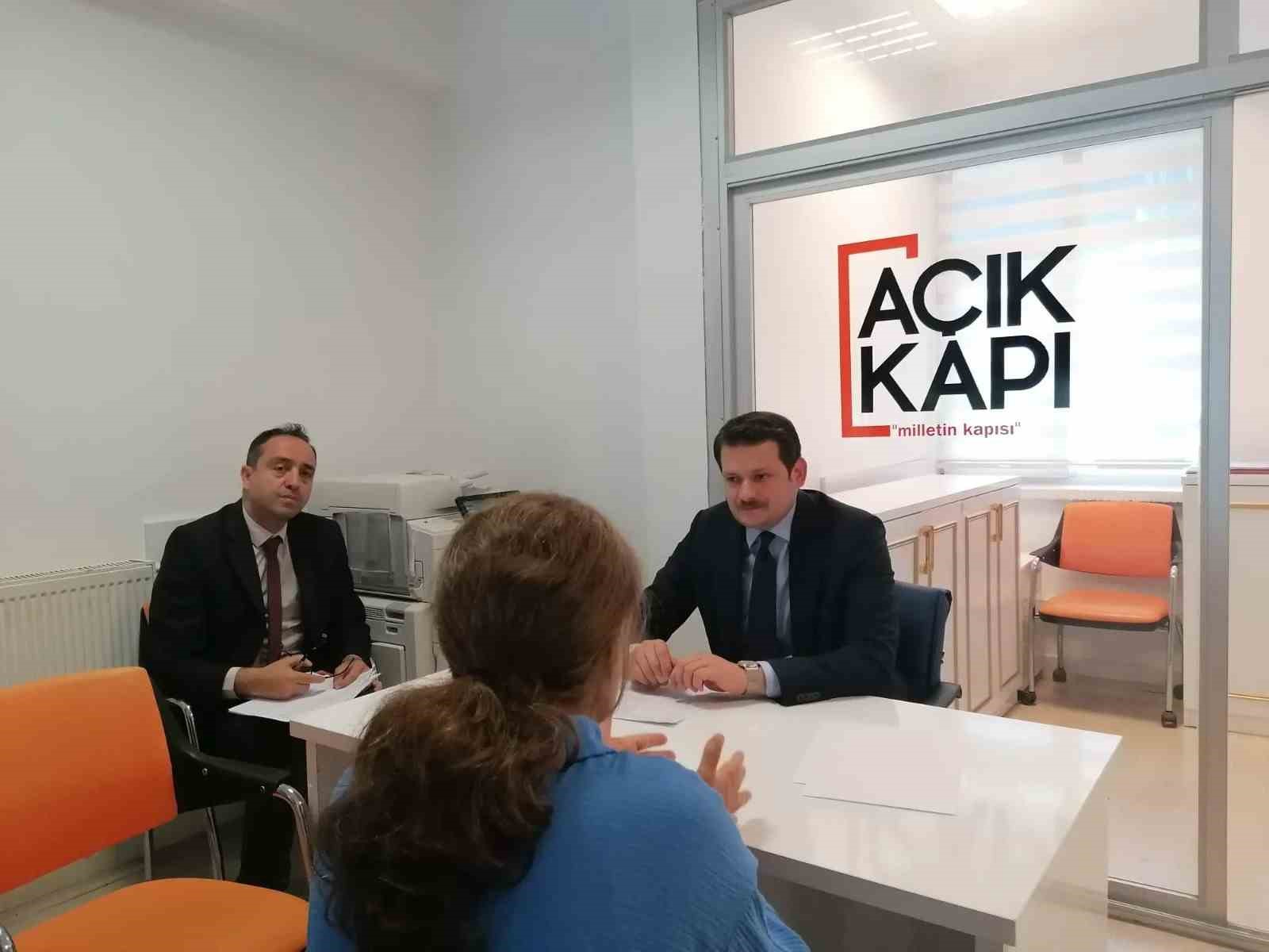 Sinop Valiliği "A&ccedil;ık Kapı" verilerini paylaştı
