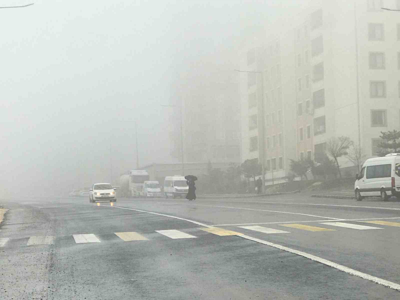 Şanlıurfa’da yoğun sis ve yağmur etkili oluyor