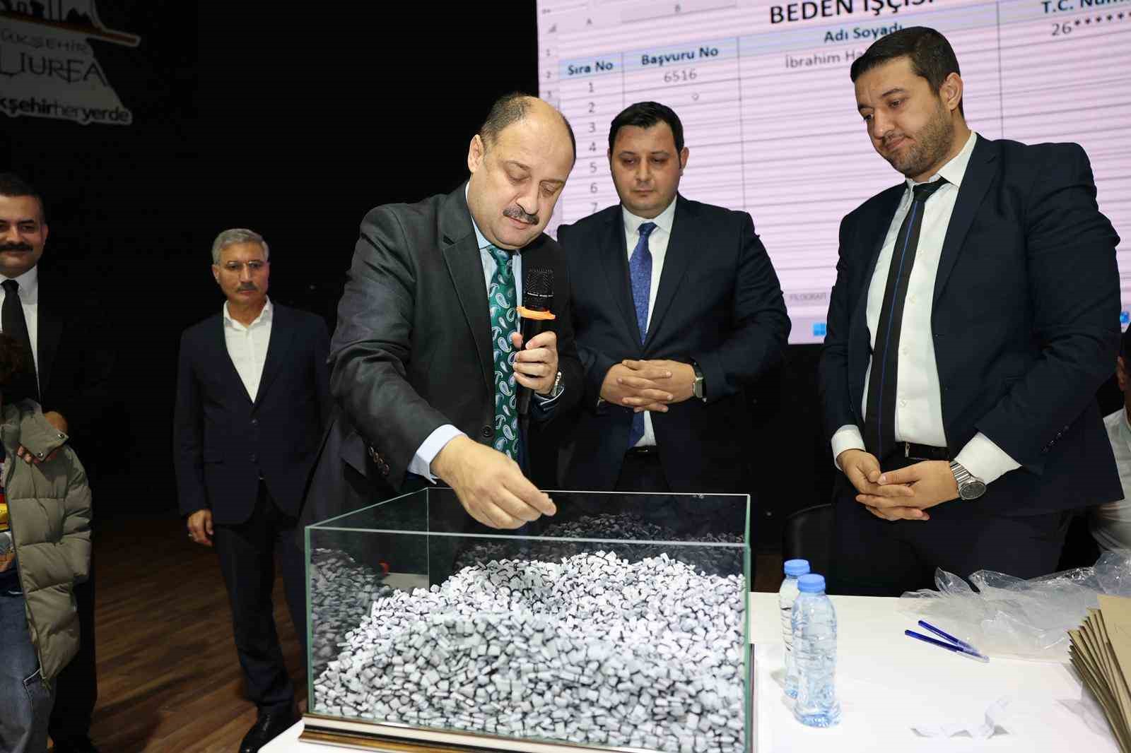 Şanlıurfa’da 90 personel alımı için kura çekimi yapıldı