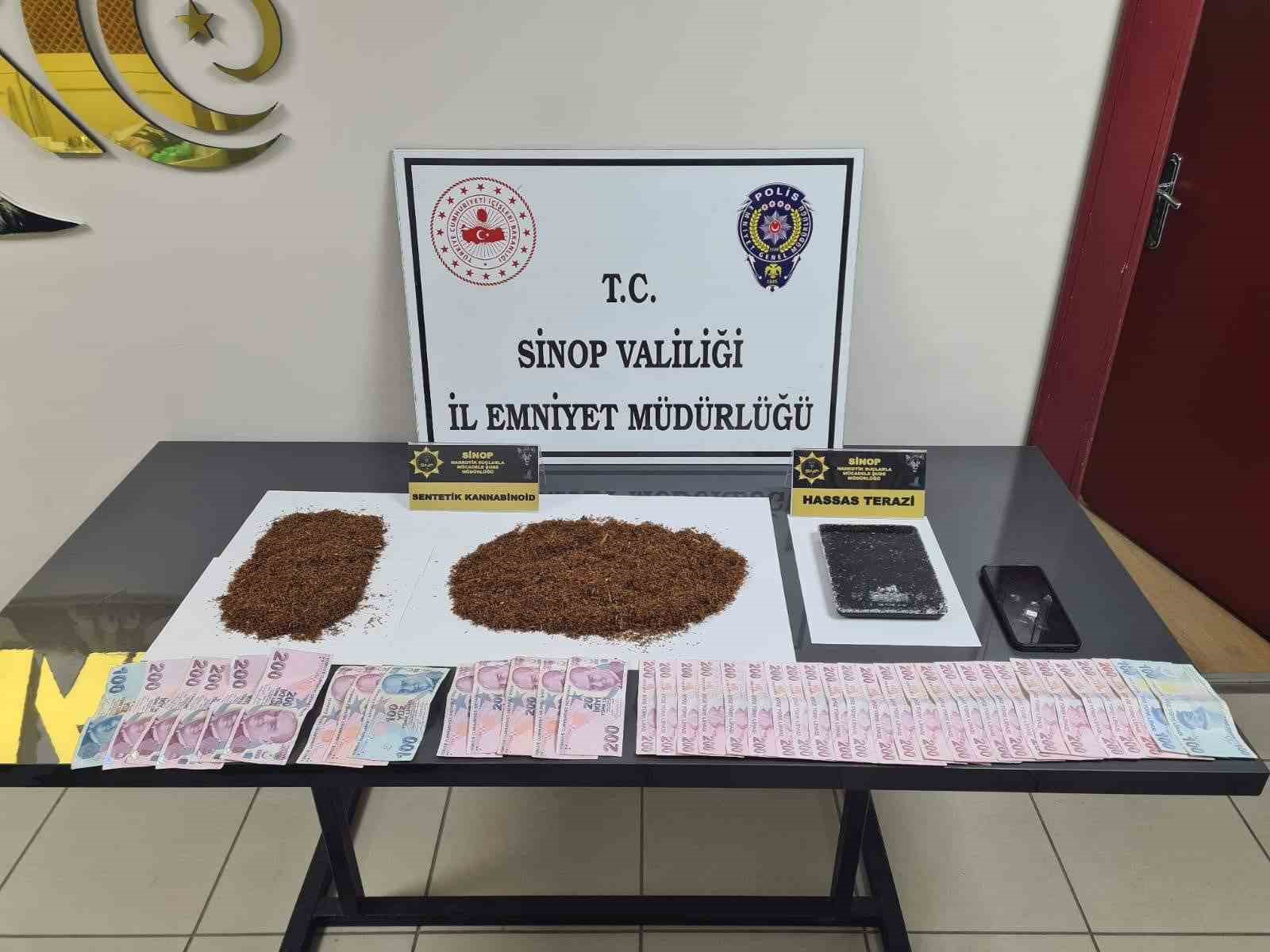 Sinop’ta uyuşturucu operasyonu: 1 tutuklama